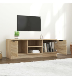 Meuble TV Chêne sonoma 102x35x36,5 cm Bois d'ingénierie