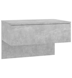 Tables de chevet murales 2 pcs Gris béton