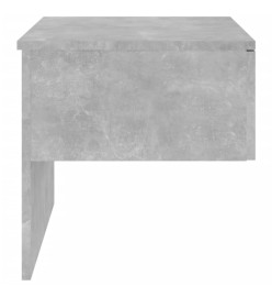 Tables de chevet murales 2 pcs Gris béton