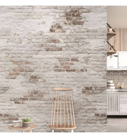 DUTCH WALLCOVERINGS Papier peint Old Brick Wall Beige et marron