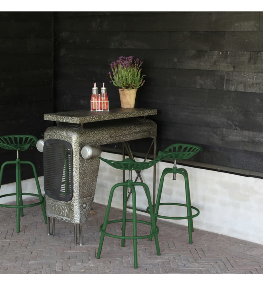 Esschert Design Chaise de tracteur de bar Vert