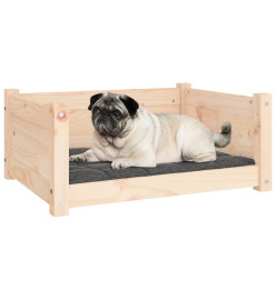 Lit pour chien 65,5x50,5x28 cm Bois de pin solide