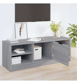 Meuble TV Sonoma gris 102x35,5x36,5 cm Bois d'ingénierie