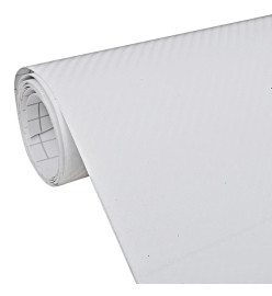 Films 3D de voiture 2 pcs Blanc 100x150 cm