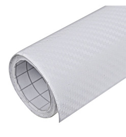 Films 3D de voiture 2 pcs Blanc 100x150 cm