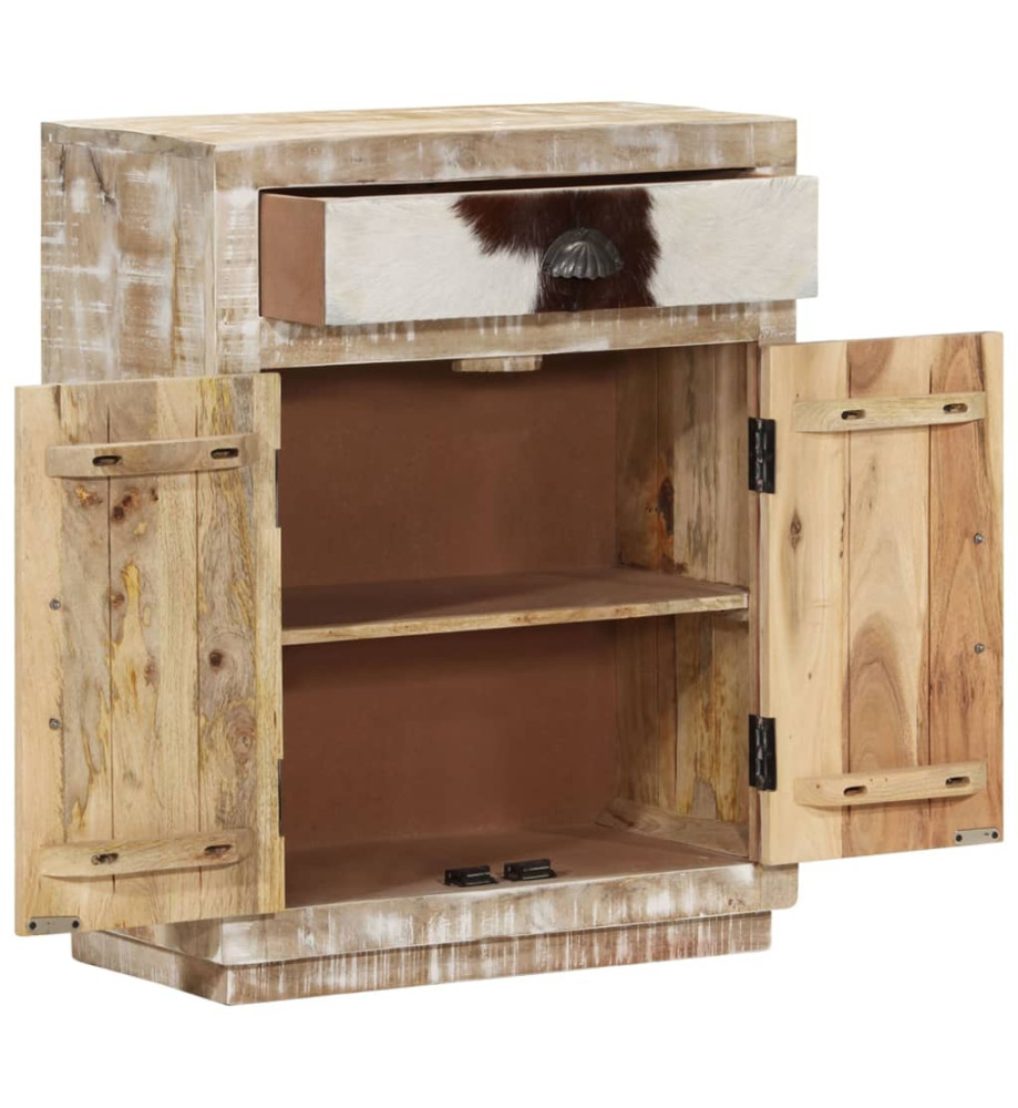 Buffet 60x30x75 cm Bois de manguier massif