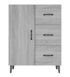 Buffet sonoma gris 69,5x34x90 cm bois d'ingénierie