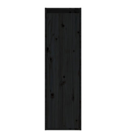 Armoire murale Noir 30x30x100 cm Bois de pin massif