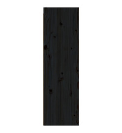 Armoire murale Noir 30x30x100 cm Bois de pin massif