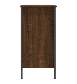 Armoire à chaussures chêne marron 100x35x70cm bois d'ingénierie