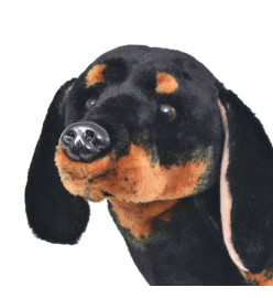 Jouet en peluche Chien de race Dachshund Noir XXL