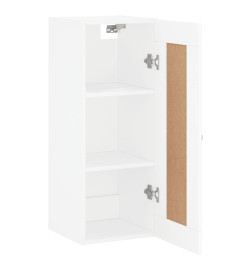 Armoire murale blanc 34,5x34x90 cm bois d'ingénierie