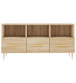 Meuble TV chêne sonoma 102x36x50 cm bois d'ingénierie