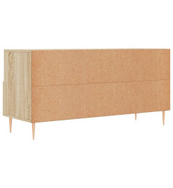 Meuble TV chêne sonoma 102x36x50 cm bois d'ingénierie