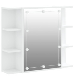 Armoire à miroir avec LED Blanc 70x16,5x60 cm