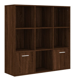 Armoire à livres Chêne marron 98x30x98 cm