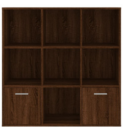 Armoire à livres Chêne marron 98x30x98 cm