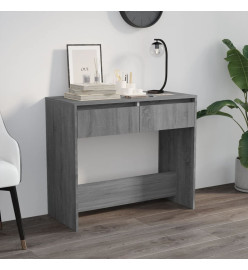 Table console Sonoma gris 89x41x76,5 cm Acier