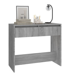 Table console Sonoma gris 89x41x76,5 cm Acier