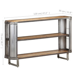 Buffet 120x30x73 cm Bois de manguier massif