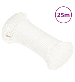 Corde de bateau Blanc complet 4 mm 25 m Polypropylène