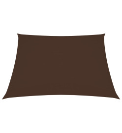 Voile de parasol Tissu Oxford carré 4,5x4,5 m Marron