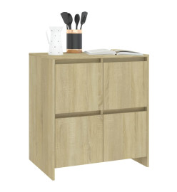 Buffet Chêne sonoma 70x41x75 cm Bois d'ingénierie