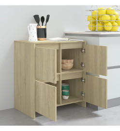 Buffet Chêne sonoma 70x41x75 cm Bois d'ingénierie