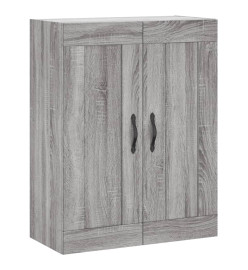 Buffet haut Sonoma gris 69,5x34x180 cm Bois d'ingénierie