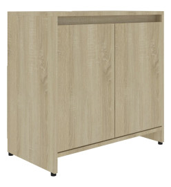 Armoire de salle de bain Chêne sonoma 60x33x61 cm Aggloméré