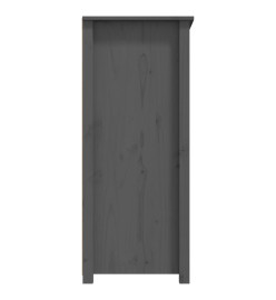 Buffet Gris 83x41,5x100 cm Bois massif de pin