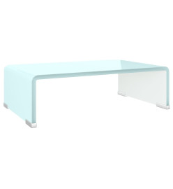 Meuble TV/Support pour moniteur 40x25x11 cm verre vert