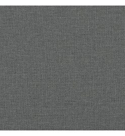 Canapé-lit en forme de L gris foncé 279x140x70 cm tissu