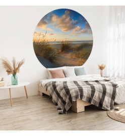 WallArt Papier peint cercle Beachlife 190 cm