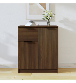 Buffet Chêne marron 60x30x70 cm Bois d'ingénierie