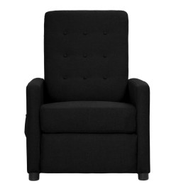 Fauteuil de massage Noir Tissu