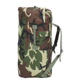 Sac de sport en style militaire 85 L Camouflage