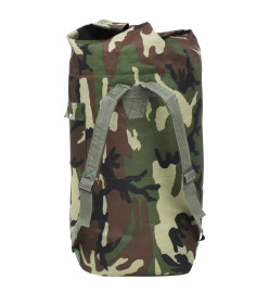 Sac de sport en style militaire 85 L Camouflage