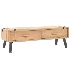 Meuble TV 110x33x35 cm Bois de sapin massif