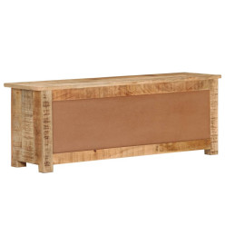 Meuble TV 110x30x40 cm Bois de manguier brut