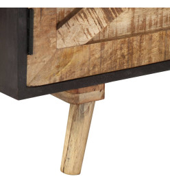 Meuble TV 140x30x46 cm Bois de manguier brut et d'acacia massif