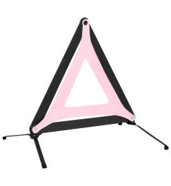 Triangles de signalisation routière 4pcs Rouge 56,5x36,5x44,5cm