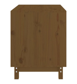 Niche pour chien Marron miel 70x50x62 cm Bois de pin massif