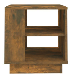 Table basse Chêne fumé 40x40x43 cm Bois d'ingénierie