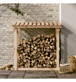 Support pour bois de chauffage 108x64,5x109 cm Bois de pin