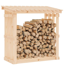 Support pour bois de chauffage 108x64,5x109 cm Bois de pin