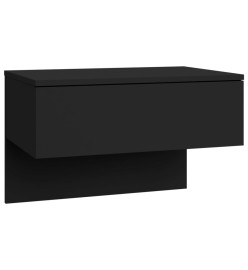 Tables de chevet murales 2 pcs Noir