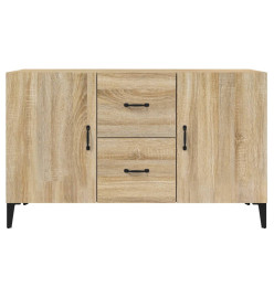 Buffet chêne sonoma 100x36x60 cm bois d'ingénierie