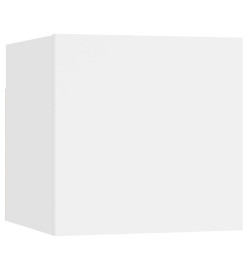 Meubles TV muraux 2 pcs Blanc 30,5x30x30 cm