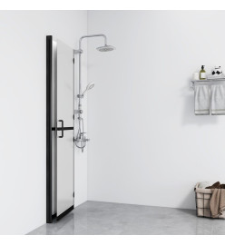 Paroi de douche pliable Verre ESG dépoli 90x190 cm